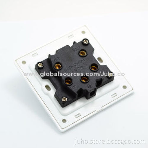 20A wall switch and socket outlet are popular on Europe market,Africa market, British Type